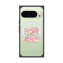プレミアムスクエアケース with Pixelsnap［ もくもくちゃん - リボン ］