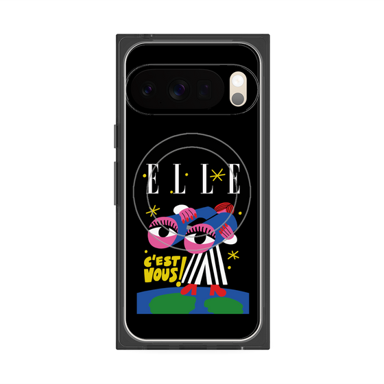 プレミアムスクエアケース with Pixelsnap［ ELLE - 80 YEARS - CACHETEJACK ］