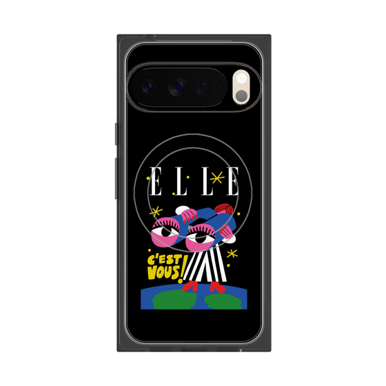 プレミアムスクエアケース with Pixelsnap［ ELLE - 80 YEARS - CACHETEJACK ］