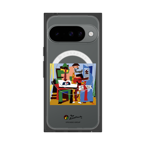 プレミアムスクエアケース with Pixelsnap［ PICASSO - Three Musicians ］
