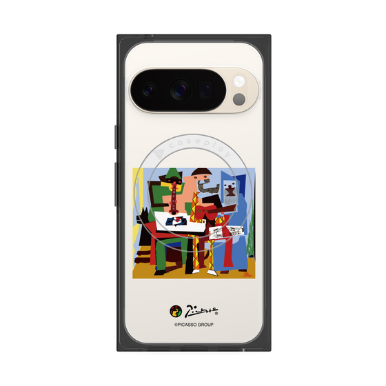 プレミアムスクエアケース with Pixelsnap［ PICASSO - Three Musicians ］