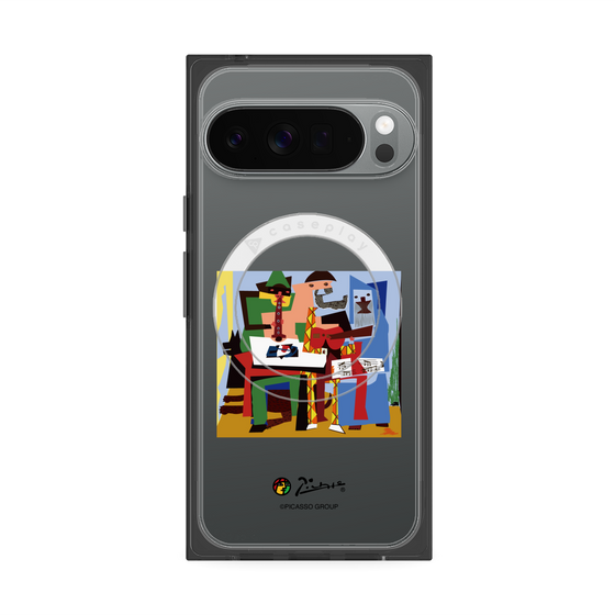 プレミアムスクエアケース with Pixelsnap［ PICASSO - Three Musicians ］