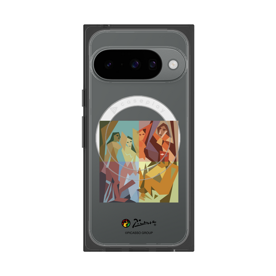 プレミアムスクエアケース with Pixelsnap［ PICASSO - Les Demoiselles d'Avignon ］