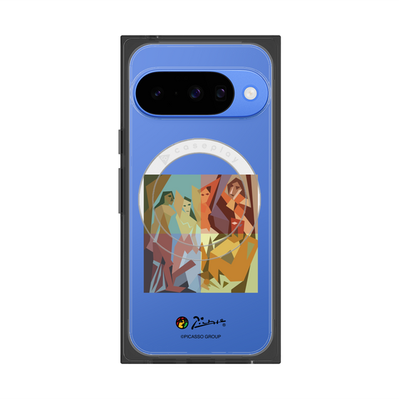 プレミアムスクエアケース with Pixelsnap［ PICASSO - Les Demoiselles d'Avignon ］