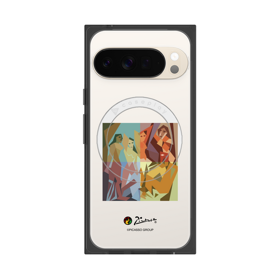 プレミアムスクエアケース with Pixelsnap［ PICASSO - Les Demoiselles d'Avignon ］