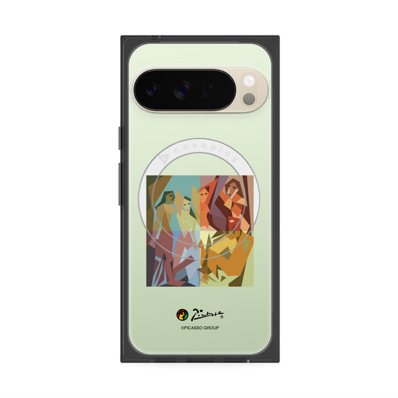 プレミアムスクエアケース with Pixelsnap［ PICASSO - Les Demoiselles d'Avignon ］