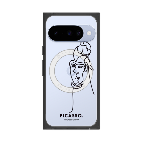 プレミアムスクエアケース with Pixelsnap［ PICASSO - Self-Portrait ］