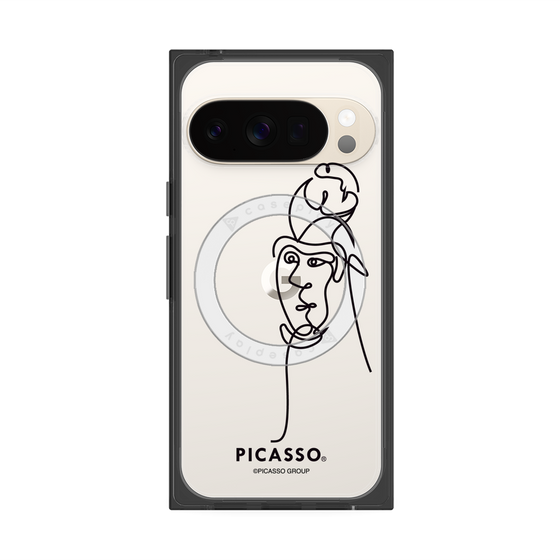 プレミアムスクエアケース with Pixelsnap［ PICASSO - Self-Portrait ］