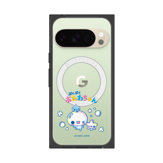 プレミアムスクエアケース with Pixelsnap［ ぷくぷくあわわちゃん - 仲良し ］