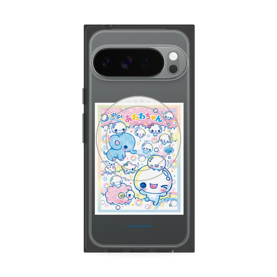 プレミアムスクエアケース with Pixelsnap［ ぷくぷくあわわちゃん - お友達 ］