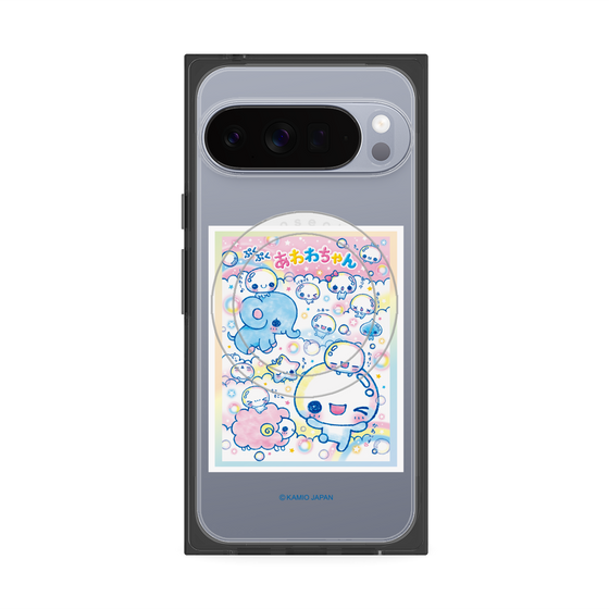 プレミアムスクエアケース with Pixelsnap［ ぷくぷくあわわちゃん - お友達 ］