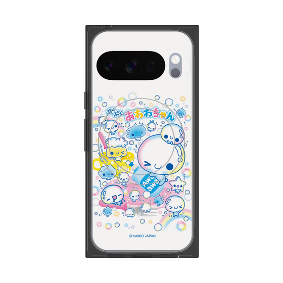 プレミアムスクエアケース with Pixelsnap［ ぷくぷくあわわちゃん - あわあわ ］