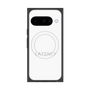 プレミアムスクエアケース with Pixelsnap［ LATENCY - Logotype - White ］