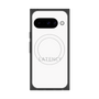 プレミアムスクエアケース with Pixelsnap［ LATENCY - Logotype - White ］