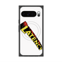 プレミアムスクエアケース with Pixelsnap［ LATENCY - Rock logo - White ］