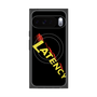 プレミアムスクエアケース with Pixelsnap［ LATENCY - Rock logo - Black ］