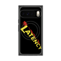 プレミアムスクエアケース with Pixelsnap［ LATENCY - Rock logo - Black ］