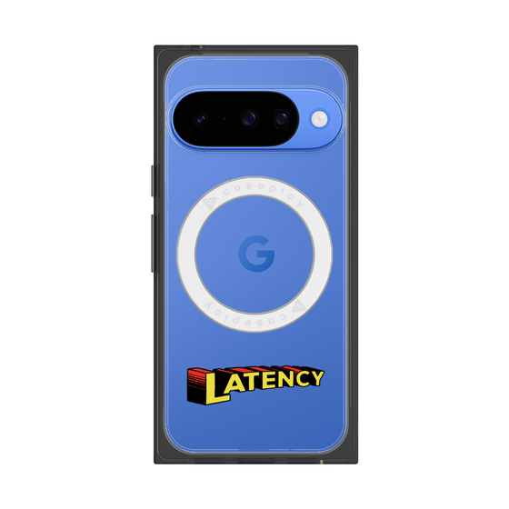 プレミアムスクエアケース with Pixelsnap［ LATENCY - Rock logo ］