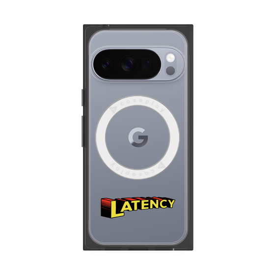 プレミアムスクエアケース with Pixelsnap［ LATENCY - Rock logo ］