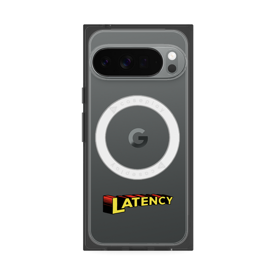 プレミアムスクエアケース with Pixelsnap［ LATENCY - Rock logo ］