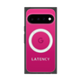 プレミアムスクエアケース with Pixelsnap［ LATENCY - Logotype - Gray ］