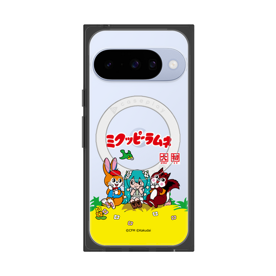 プレミアムスクエアケース with Pixelsnap［ 初音ミク×クッピーラムネ - パッケージ - クリア ］
