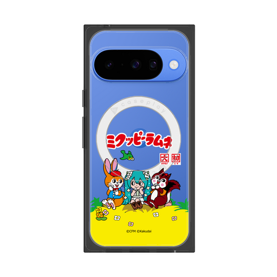 プレミアムスクエアケース with Pixelsnap［ 初音ミク×クッピーラムネ - パッケージ - クリア ］