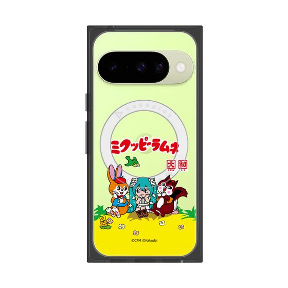 プレミアムスクエアケース with Pixelsnap［ 初音ミク×クッピーラムネ - パッケージ - クリア ］