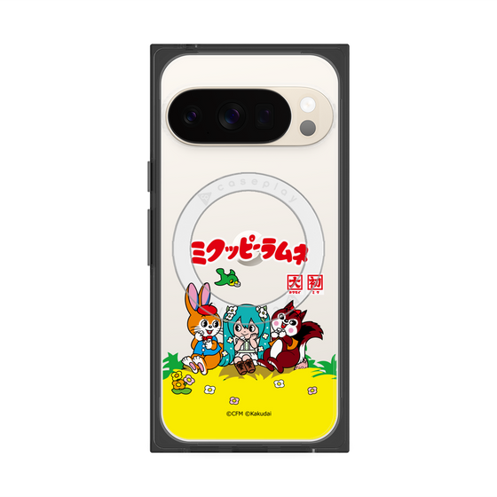 プレミアムスクエアケース with Pixelsnap［ 初音ミク×クッピーラムネ - パッケージ - クリア ］