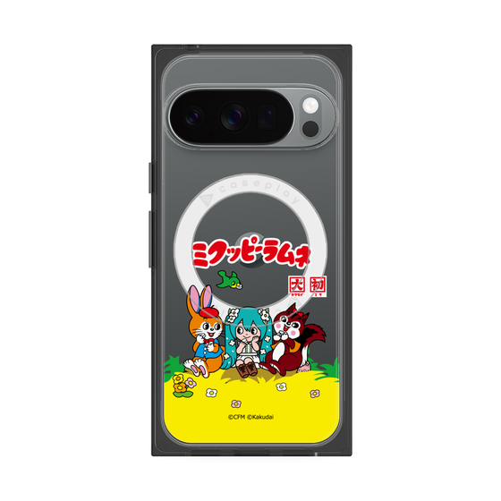 プレミアムスクエアケース with Pixelsnap［ 初音ミク×クッピーラムネ - パッケージ - クリア ］