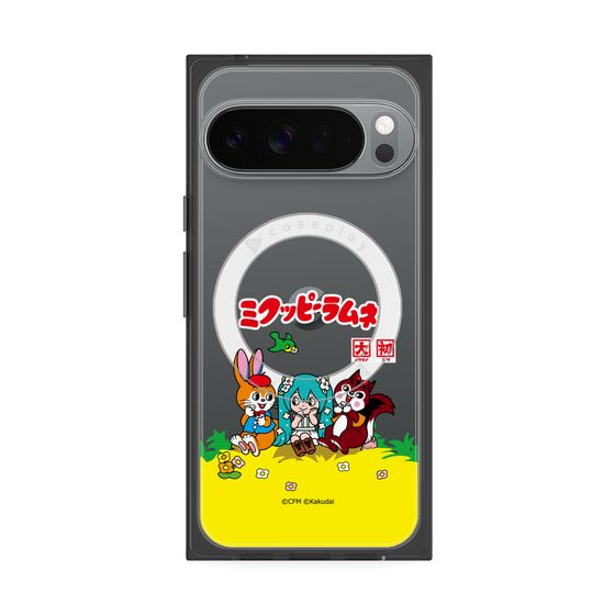 プレミアムスクエアケース with Pixelsnap［ 初音ミク×クッピーラムネ - パッケージ - クリア ］