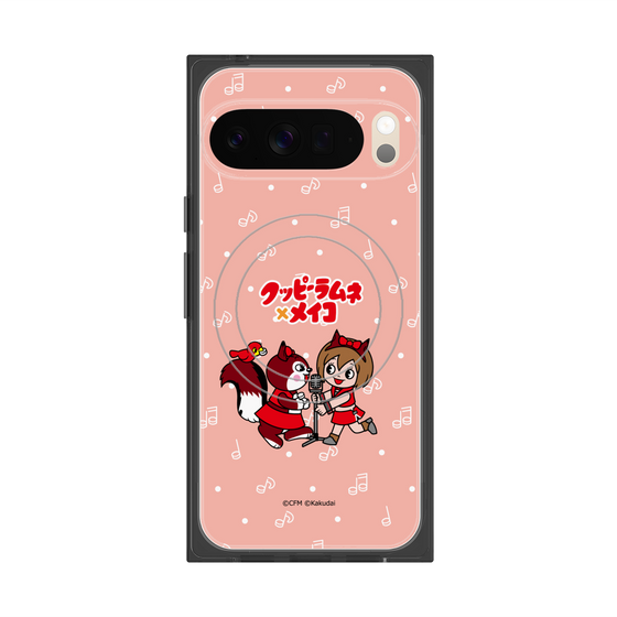 プレミアムスクエアケース with Pixelsnap［ 初音ミク×クッピーラムネ - MEIKO×ラム - デフォルメイラスト ］