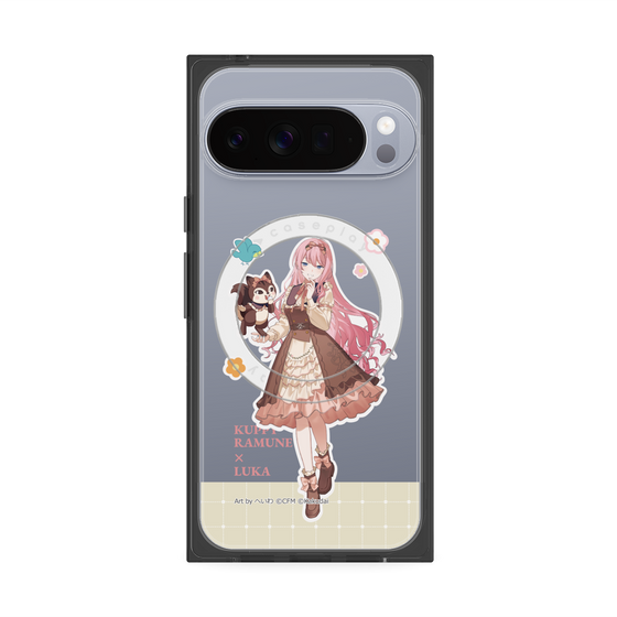 プレミアムスクエアケース with Pixelsnap［ 初音ミク×クッピーラムネ - 巡音ルカ×ラム - 等身イラスト2 ］