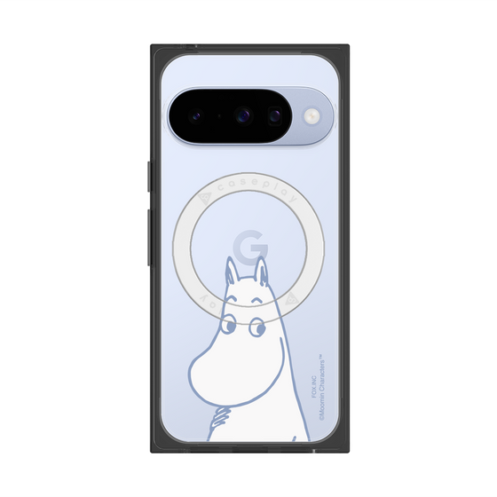 プレミアムスクエアケース with Pixelsnap［ MOOMIN - Familiar face ］