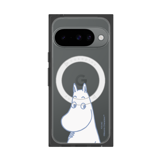 プレミアムスクエアケース with Pixelsnap［ MOOMIN - Familiar face ］