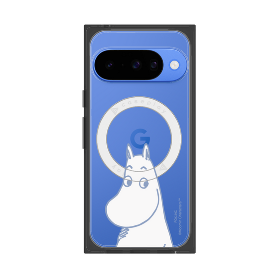 プレミアムスクエアケース with Pixelsnap［ MOOMIN - Familiar face ］