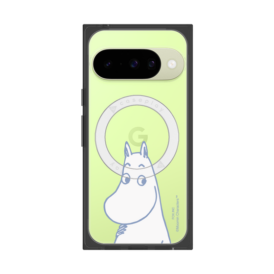 プレミアムスクエアケース with Pixelsnap［ MOOMIN - Familiar face ］