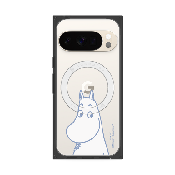 プレミアムスクエアケース with Pixelsnap［ MOOMIN - Familiar face ］