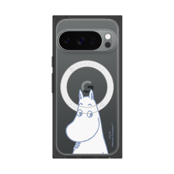 プレミアムスクエアケース with Pixelsnap［ MOOMIN - Familiar face ］