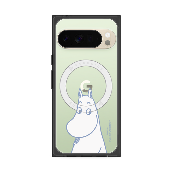 プレミアムスクエアケース with Pixelsnap［ MOOMIN - Familiar face ］