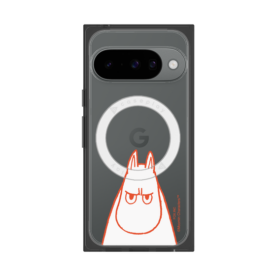 プレミアムスクエアケース with Pixelsnap［ MOOMIN - Angry face ］