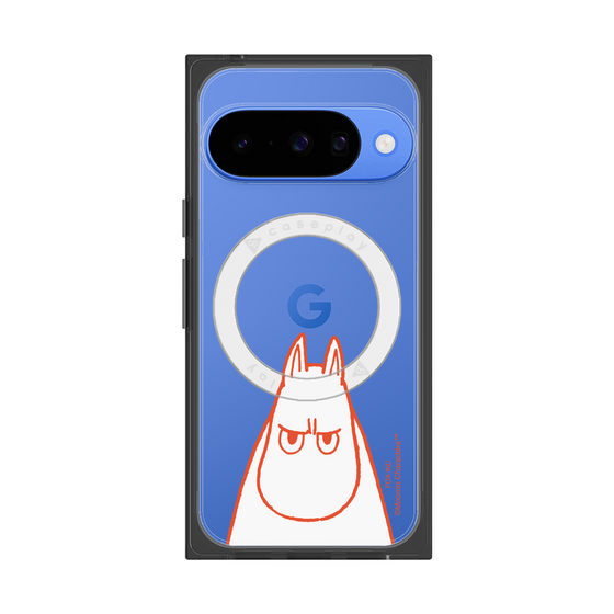 プレミアムスクエアケース with Pixelsnap［ MOOMIN - Angry face ］