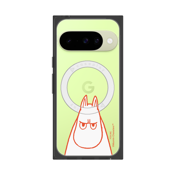 プレミアムスクエアケース with Pixelsnap［ MOOMIN - Angry face ］