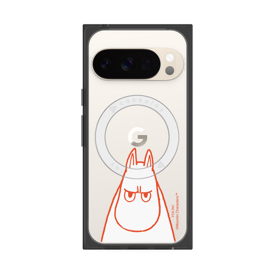 プレミアムスクエアケース with Pixelsnap［ MOOMIN - Angry face ］
