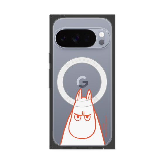 プレミアムスクエアケース with Pixelsnap［ MOOMIN - Angry face ］