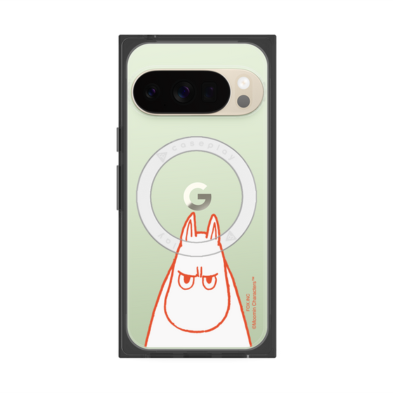 プレミアムスクエアケース with Pixelsnap［ MOOMIN - Angry face ］