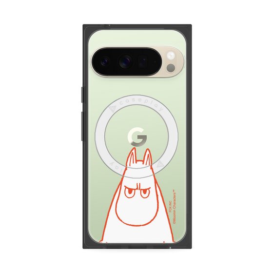 プレミアムスクエアケース with Pixelsnap［ MOOMIN - Angry face ］