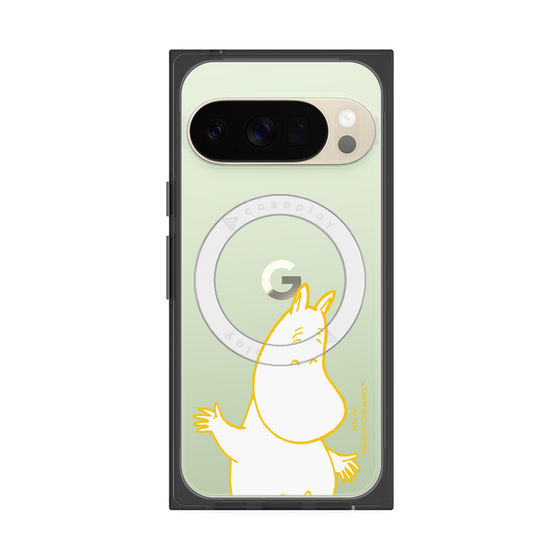 プレミアムスクエアケース with Pixelsnap［ MOOMIN - Happy face ］