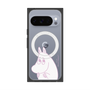 プレミアムスクエアケース with Pixelsnap［ MOOMIN - Fearful face ］