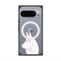 プレミアムスクエアケース with Pixelsnap［ MOOMIN - Fearful face ］